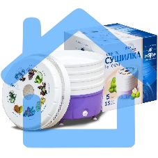 Сушилка для овощей и фруктов Ротор Люкс СШ-023 5под. 350Вт белый
