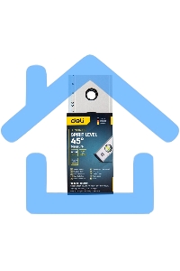 Строительный уровень Deli DL700400B 400мм Алюминиевый сплав. Мягкая резина на обоих концах. Магнит для удобства эксплуатации.