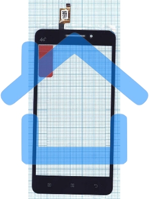 Сенсорное стекло (тачскрин) для Lenovo A3900, черное