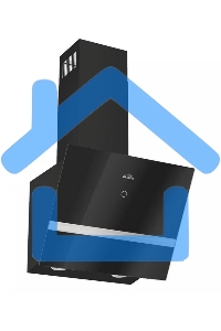 Вытяжка наклонная Elikor Rise BK 50 черный, 50 см, 750 куб. м/ч, 56 дБ