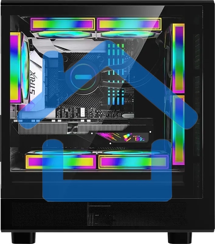 Компьютерный корпус Aerocool / Formula Air Mesh G2 черный без БП mATX 3x120мм 2xUSB 3.0 audio