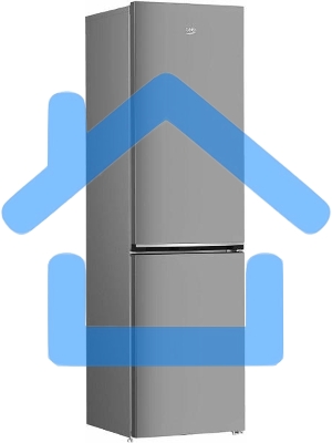 Холодильник Beko B1RCSK362G серый двухкамерный 230/113л морозилка снизу