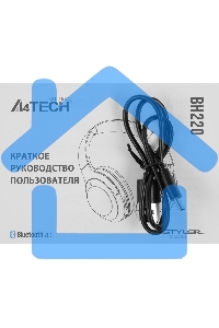 Наушники мониторные A4Tech Fstyler BH220 Bluetooth белый