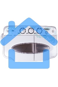 Стиральная машина Славда WS-50PЕТ белый, загрузка вертикальная 5 кг, 1350 об/мин, класс А