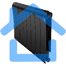 Радиатор биметаллический Royal Thermo Infinity 500 Noir Sable VR80 - 8 секц.