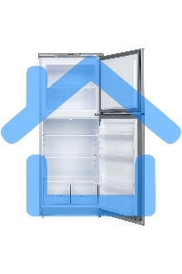 Холодильник Бирюса M553 металлик двухкамерный 160/70л морозилка сверху автоматическое оттаивание