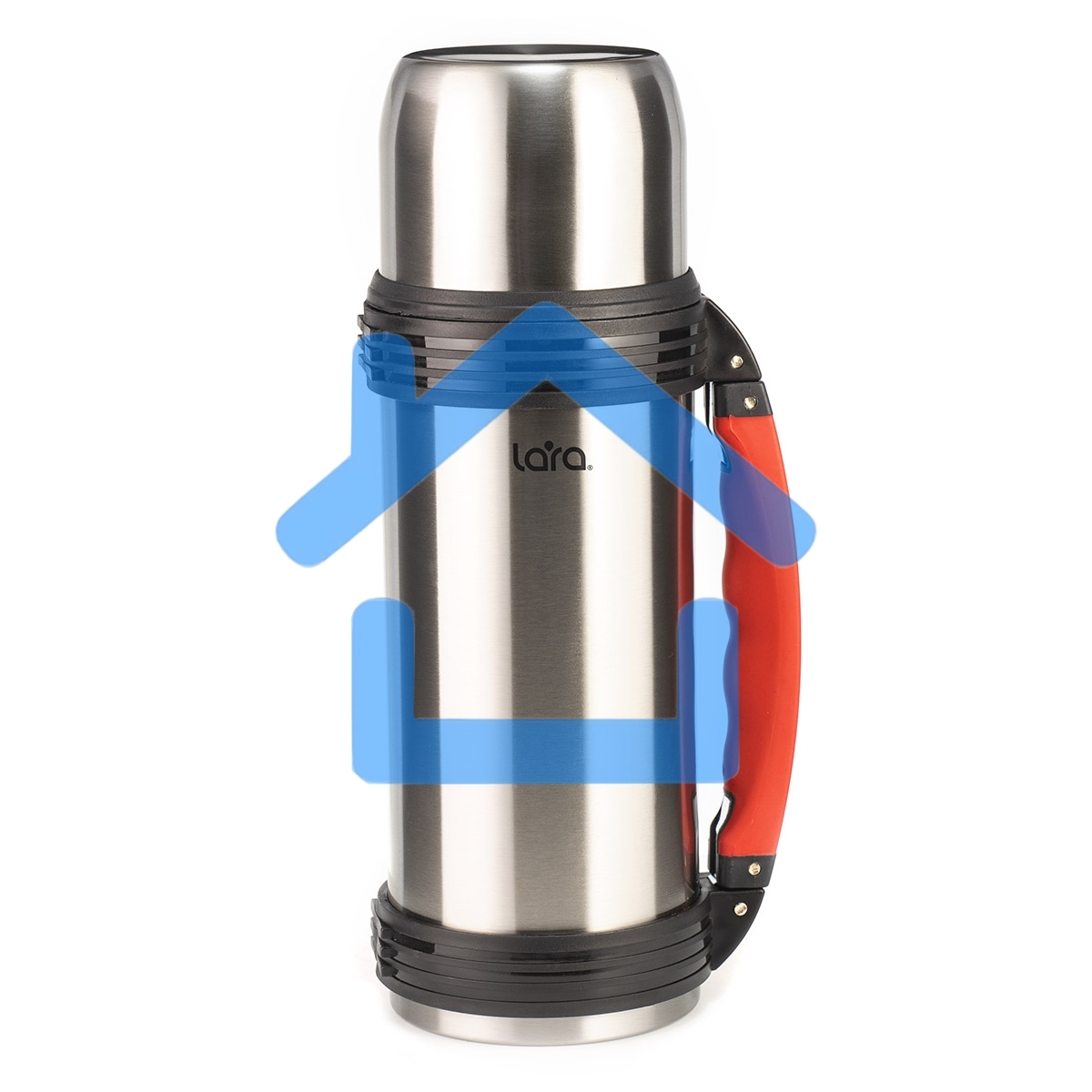 Термос LARA LR04-02 нержавеющая сталь 1 л