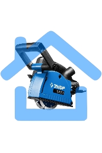 Штроборез ЗУБР ЗШ-П30-1400 ПСТКглуб. 30 мм, 125 мм, подключ. пылесоса, плавн пуск, 1400 Вт, кейс