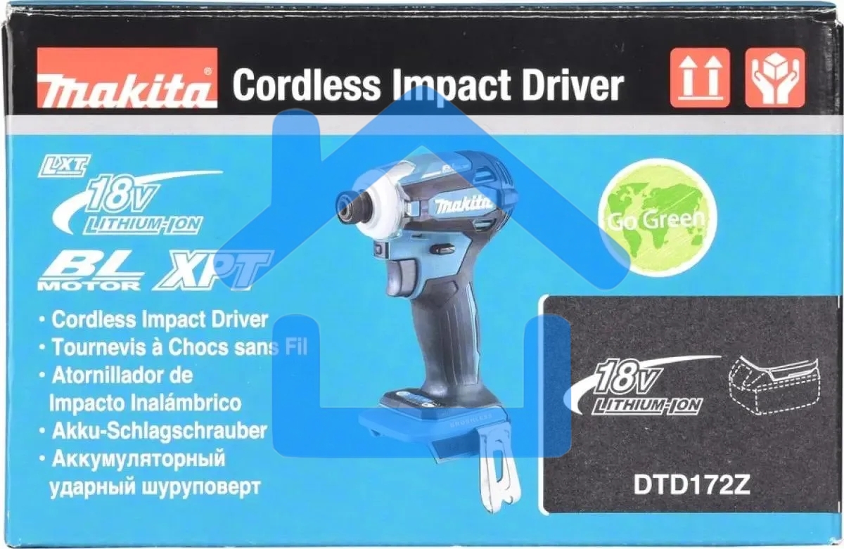 Шуруповерт Makita DTD172Z аккум. патрон:шестигр.1/4