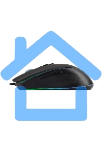 Мышь проводная Acer OMW131 черный, 6400 dpi, USB, кнопки - 7