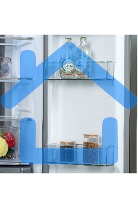 Холодильник Бирюса CD 496 TCG текстурированное серое стекло трехкамерный 334/162л морозилка снизу, NoFrost, Side by Side