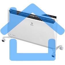 Комплект Electrolux Rapid Transformer с блоком управления и шасси ECH/R-2000 T-TUI4 белый, 2000 Вт, 25 м2, термостат, дисплей