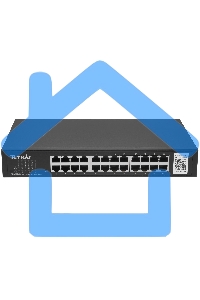 Коммутатор облачный управляемый Tenda TEG2224D 24x1 Gbит/с, металлический корпус