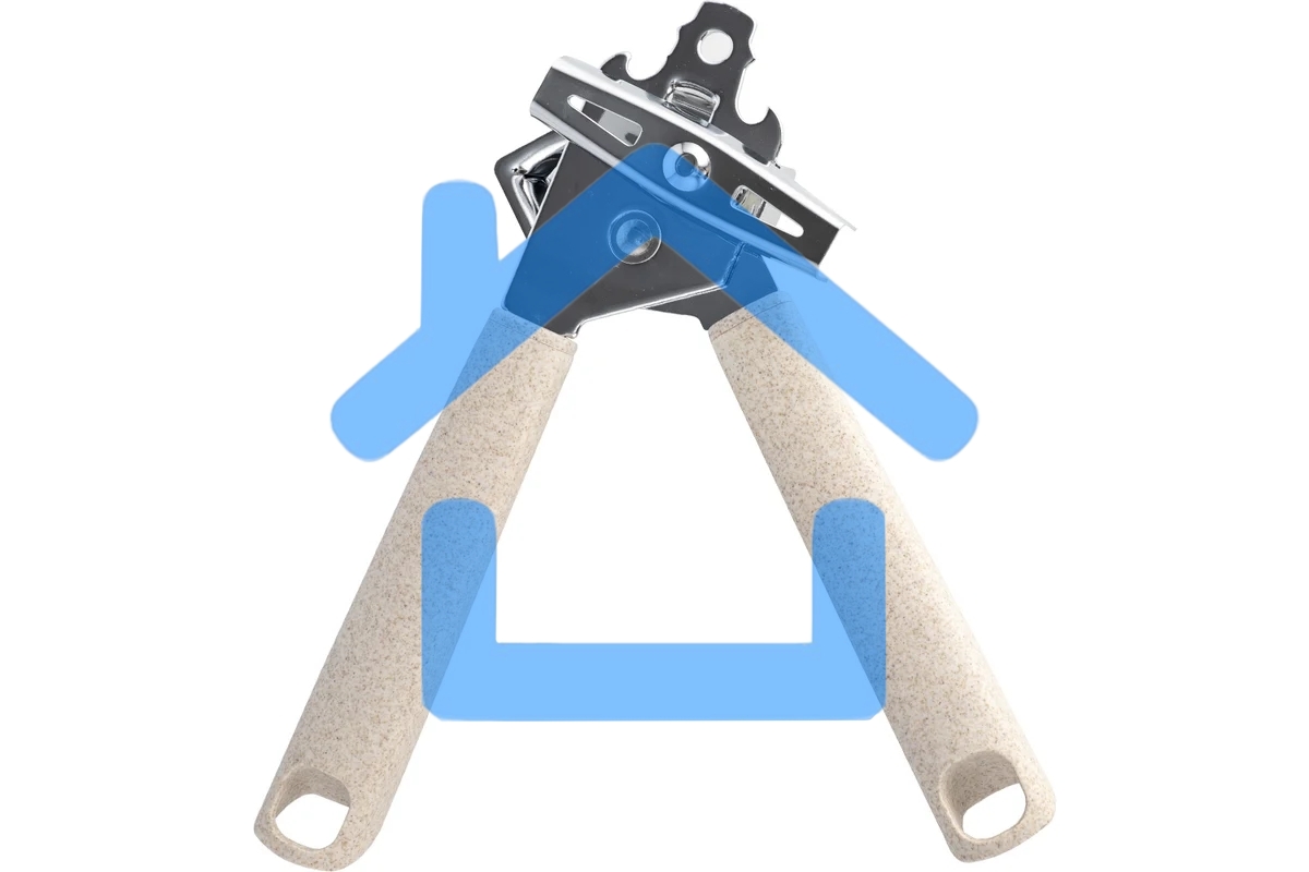 Консервный нож LARA LR07-36 механический, хромированное железо/рисовая шелуха