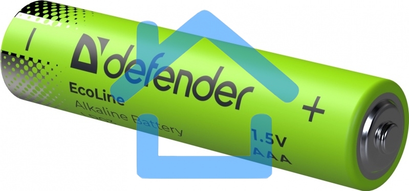 Батарейка алкалиновая Defender LR03-4S ААА, шринк, 4 шт., EcoLine