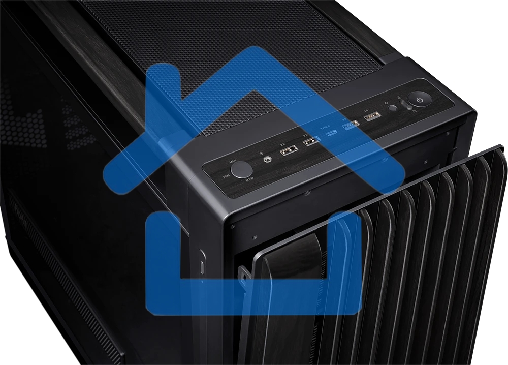 Компьютерный корпус ASUS PROART PA602 WOOD TG PWM черный