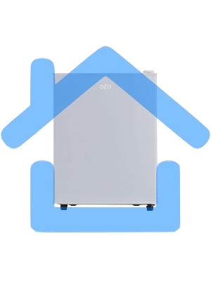 Холодильник OLTO RF-070 белый однокамерный 65/5л морозилка сверху