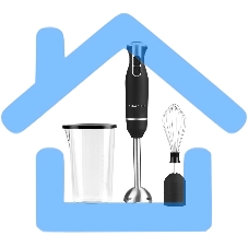 Блендер Galaxy Line GL 2166, черный с серебристым, погружной, 800 Вт, 15000 об/мин