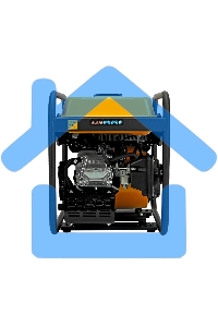 Электрогенератор бензиновый инверторный Denzel GK-2200iF, 2.2 кВт, 95 дБ, 27 кг