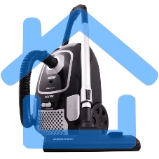 Пылесос Centek CT-2519 черный/хром, 500/2500 Вт, уборка сухая, пылесборник мешок, 4 л