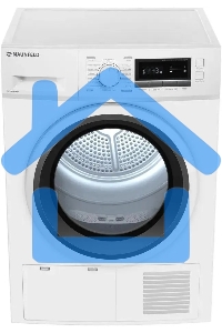 Сушильная машина MAUNFELD MFDM168WHE белый, 8 кг, сушка - конденсационная, программ - 16, 59.7 x 84.8 x 63.2 см