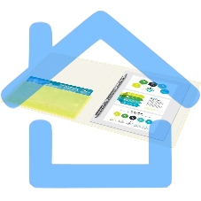 Папка с металлическим пружинным скоросшивателем Бюрократ Double Neon DNE07PYEL A4, пластик, 0.7мм корешок 27мм, карман продольный внутренний, желтый