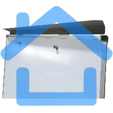 Флипчарт Silwerhof Daily, лак, 70x100см на треноге белый, лоток для аксессуаров