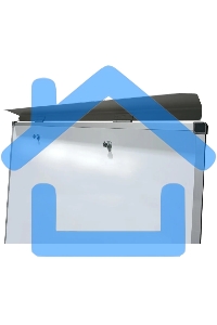 Флипчарт Silwerhof Daily, лак, 70x100см на треноге белый, лоток для аксессуаров