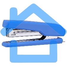 Степлер Deli E0229 N10 (15 листов) встроенный антистеплер, ассорти, 50 скоб, коробка