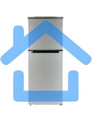 Холодильник Бирюса M553 металлик двухкамерный 160/70л морозилка сверху автоматическое оттаивание