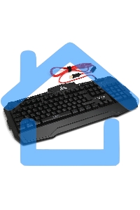 Игровой комплект Qumo Wartime K51/M67, кл-ра проводная, 104+10 клавиш, подсветка RGb, мышь проводная, оптическая, RGb running, 1200/1600/2400/3200 dpi