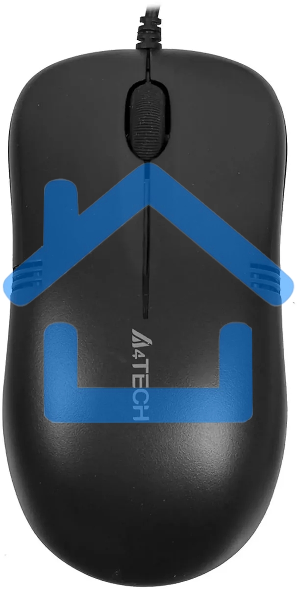 Мышь проводная A4Tech OP-560NUS черный, 1200 dpi, USB, кнопки - 3