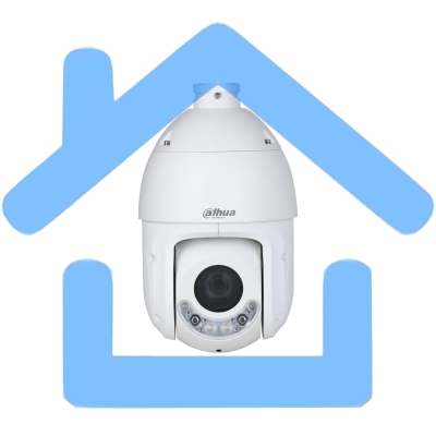 Камера видеонаблюдения IP Dahua PTZ DH-SD4E425GB-HNR-A-PV1 5-125мм цв. корп.:белый
