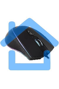 Мышь проводная Acer OMW131 черный, 6400 dpi, USB, кнопки - 7