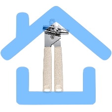 Консервный нож LARA LR07-36 механический, хромированное железо/рисовая шелуха