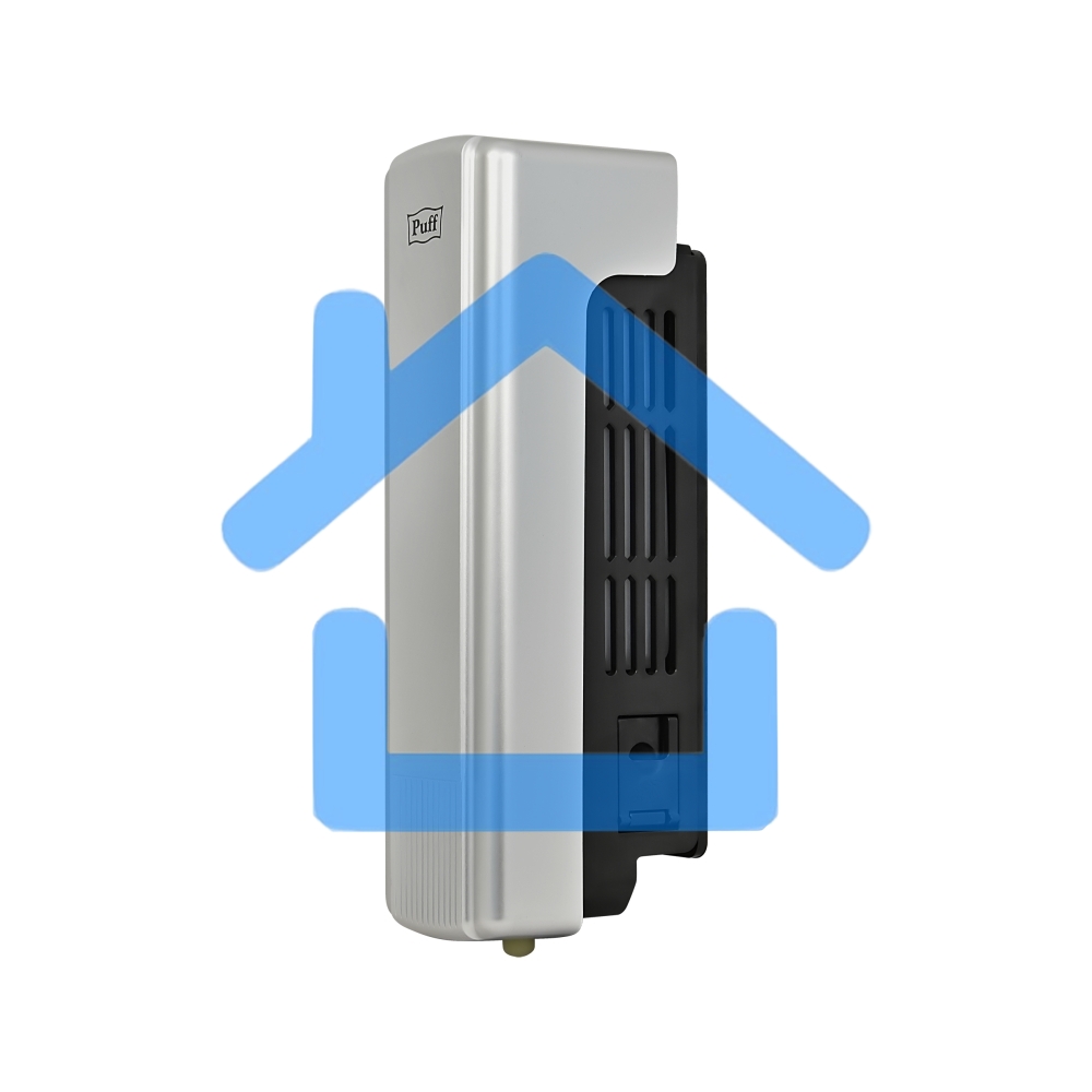 Дозатор для мыла Puff-8110S 350 мл, хром, ABS-пластик
