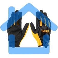 Перчатки универсальные Denzel 67994 на липучке, размер 10