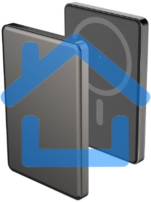 Портативный аккумулятор Aksberry (6900293340019) E501 с MagSafe 5000 mAh, серый