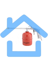 Набор пневмоинструмента Matrix, 5 предметов, быстросъемное соед. краскорасп. с верхним бачком