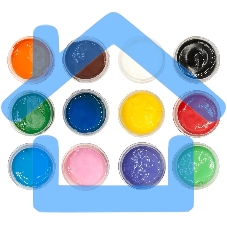 Гуашь Silwerhof Монстрики, 12 цветов, баночка, 20мл, картонная коробка