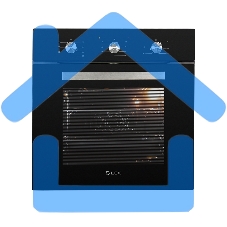 Духовой шкаф электрический встраиваемый LEX EDM 073 BL черный