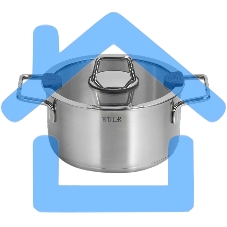 Кастрюля TALLER TR-11033 Каскад нержавеющая сталь 18/10, 3 л