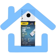 Строительный уровень Deli DL700600B 600мм Алюминиевый сплав. Мягкая резина на обоих концах. Магнит для удобства эксплуатации.