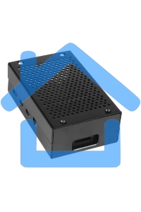 Корпус перфорированный Qumo, Aluminum Case, Raspberry Pi 4B, черный(RS026)