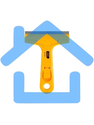 Скребок Deli DL4723C 145мм Ширина лезвия: 18 мм. Толщина лезвия: 0,5 мм. Высокопрочный пластик ручки. Лезвие из сплава.