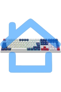 Клавиатура проводная Oklick 725G белый/красный USB Multimedia for gamer LED (2070294)