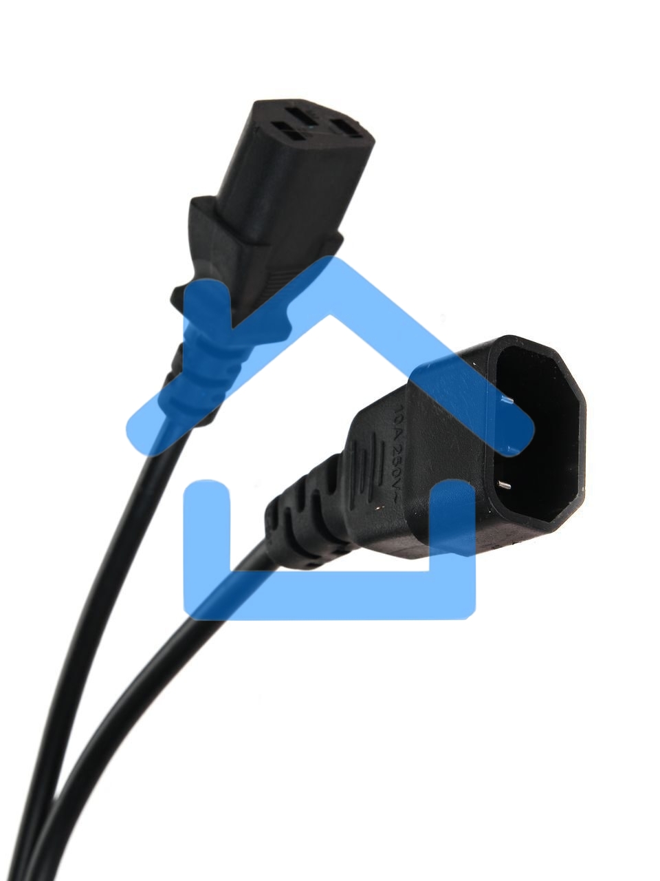 Кабель монитор - компьютер 1.8 метра 220V (UPS -> устройство) VDE 3G*0.5mm QUST(Aopen) ACE001-1.8м