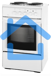 Плита электрическая Flama AE 1406 W белый, конфорок 4 электрических, духовка 50 л, 50 см x 85 см x 60 см