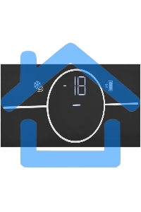 Морозильная камера Beko B3RFNK292G, темно-серый, 255л, 5 ящиков