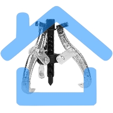 Съемник подшипников трехзахватный Deli DL-S3 75мм(рабочий ход болта), внешний диаметр 15-80мм, внутренний диаметр 35-60мм, сталь 45#